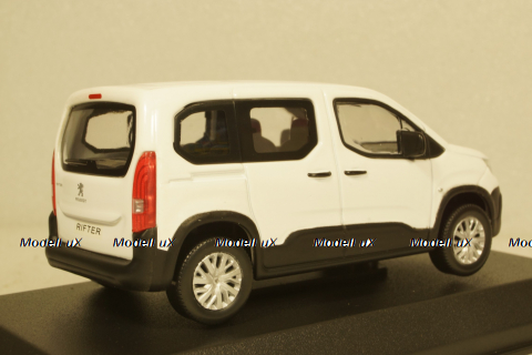 Peugeot Rifter 2018 White, 479062, Norev 1:43