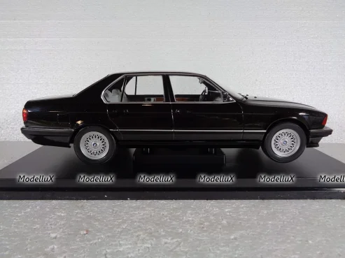 BMW 750i (E32) 1986, 7 Series, metallic black, MCG18162, MCG 1:18