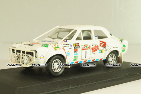 Ford Escort 1850 TC #1, winner London-Mexico 1995, white, 513, Trofeu 1:43