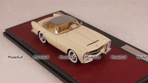 Dodge Storm Zeder Z-250 Bertone 1953 white, Matrix 1:43