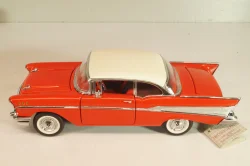 Chevrolet Bel Air 1957, red/white roof, Franklin Mint 1:24