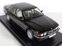 BMW 750i (E32) 1986, 7 Series, metallic black, MCG18162, MCG 1:18