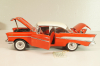 Chevrolet Bel Air 1957, red/white roof, Franklin Mint 1:24