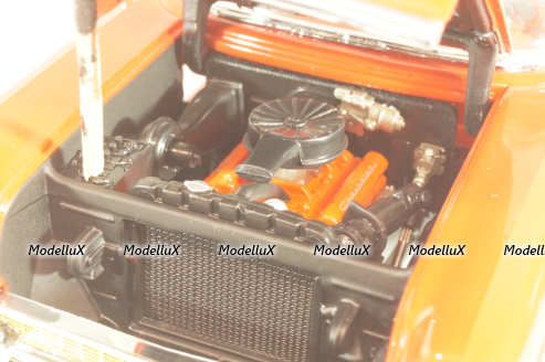 Chevrolet Bel Air 1957, red/white roof, Franklin Mint 1:24
