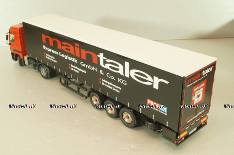 Kogel semi-trailer "Main taler", black, 848/01, NZG 1:50