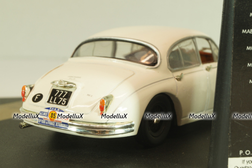 Jaguar MKII 3,8 #85 Tour de France 1961, B.Consten/J.Renel, white, L191B, Vitesse 1:43