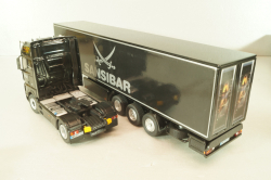 Mercedes-Benz Actros FH25 GigaSpace 4x2 2012 with semi-trailer "Sansibar", black, 8621/02, NZG 1:50 