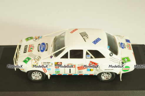 Ford Escort 1850 TC #1, winner London-Mexico 1995, white, 513, Trofeu 1:43
