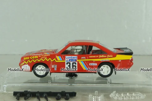 Opel Manta 400 #36 R.A.C. rally 1984 with 2 figuren, red, SM20, Vitesse 1:43