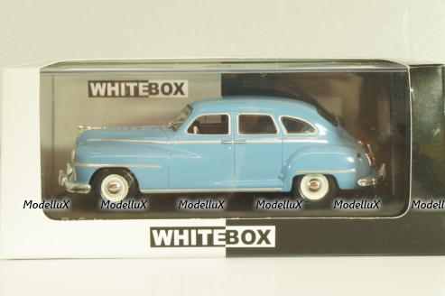 DeSoto 4-Door Sedan 1946, light blue, WB282, WhiteBox 1:43