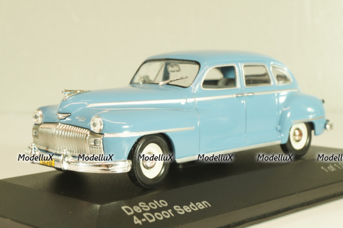 DeSoto 4-Door Sedan 1946, light blue, WB282, WhiteBox 1:43