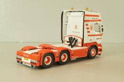 Scania R6 Topline 6x2 2004, white/red, 01-1547, WSI 1:50 
