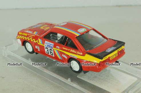 Opel Manta 400 #36 R.A.C. rally 1984 with 2 figuren, red, SM20, Vitesse 1:43