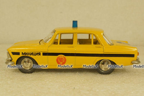Москвич-408, милиция, апрель 85г., Тантал/Радон 1:43