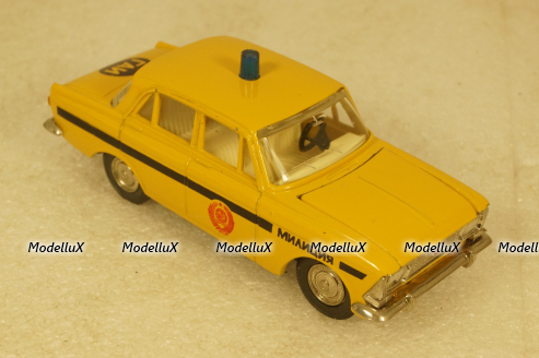 Москвич-408, милиция, апрель 85г., Тантал/Радон 1:43