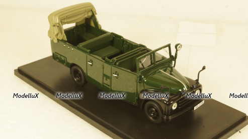 HANOMAG L28GRUKW POLIZEI GERMANY 1955 POLICE, AutoCult 1:43