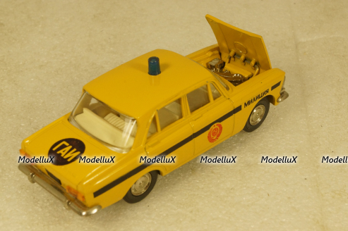 Москвич-408, милиция, апрель 85г., Тантал/Радон 1:43
