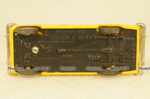 Москвич-408, милиция, апрель 85г., Тантал/Радон 1:43