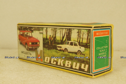 Москвич-408, милиция, апрель 85г., Тантал/Радон 1:43