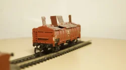 Вагон грузовой с люками Berliner-TT-Bahnen, масштаб TT 