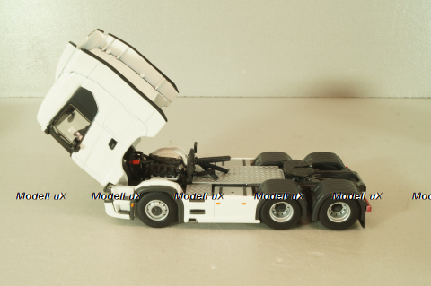 Scania Normal/CS20N 6x2 Tag axle 2004, white, 03-2006, WSI 1:50
