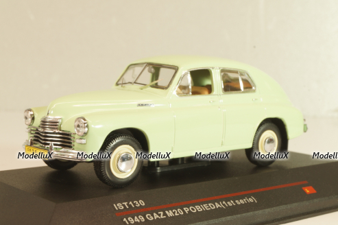 Газ-М20 Победа 1949, салатовая, IST130, IST 1:43