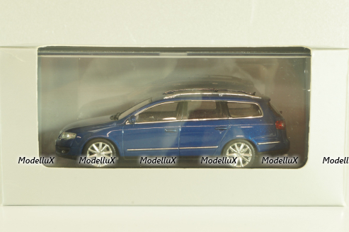 Volkswagen Passat (B6) Variant 2006, blue, 3C9099300C5E, Minichamps 1:43