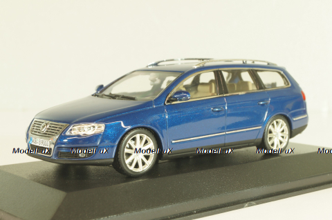 Volkswagen Passat (B6) Variant 2006, blue, 3C9099300C5E, Minichamps 1:43