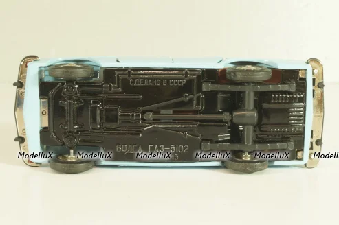 Газ-3102 Волга, голубая, Тантал/Радон 1:43