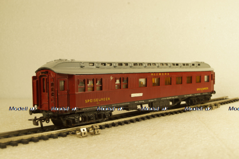 Пассажирский вагон (красный/серый), PIKO 