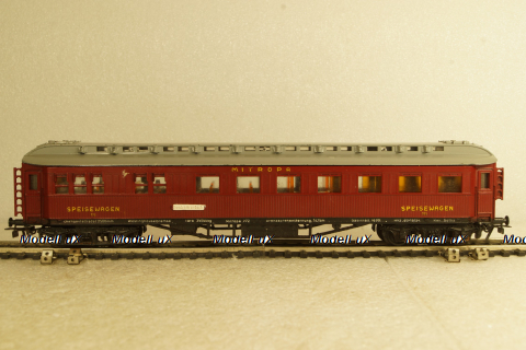 Пассажирский вагон (красный/серый), PIKO 