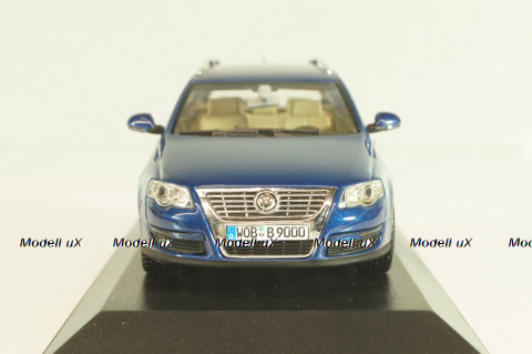 Volkswagen Passat (B6) Variant 2006, blue, 3C9099300C5E, Minichamps 1:43