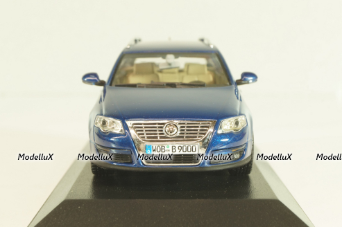 Volkswagen Passat (B6) Variant 2006, blue, 3C9099300C5E, Minichamps 1:43