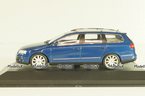 Volkswagen Passat (B6) Variant 2006, blue, 3C9099300C5E, Minichamps 1:43