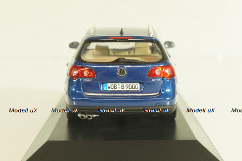 Volkswagen Passat (B6) Variant 2006, blue, 3C9099300C5E, Minichamps 1:43