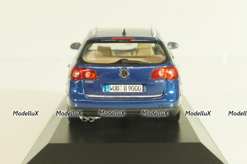 Volkswagen Passat (B6) Variant 2006, blue, 3C9099300C5E, Minichamps 1:43