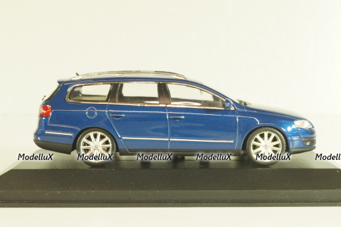Volkswagen Passat (B6) Variant 2006, blue, 3C9099300C5E, Minichamps 1:43