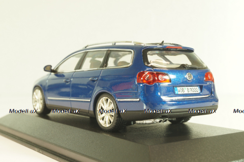 Volkswagen Passat (B6) Variant 2006, blue, 3C9099300C5E, Minichamps 1:43