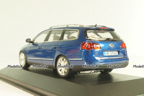 Volkswagen Passat (B6) Variant 2006, blue, 3C9099300C5E, Minichamps 1:43