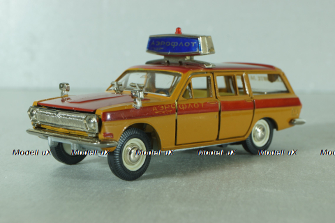 Газ-2402 Волга, Аэрофлот, 1990г., Тантал/Радон 1:43