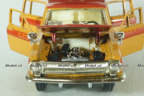 Газ-2402 Волга, Аэрофлот, 1990г., Тантал/Радон 1:43