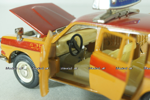 Газ-2402 Волга, Аэрофлот, 1990г., Тантал/Радон 1:43