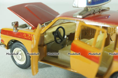 Газ-2402 Волга, Аэрофлот, 1990г., Тантал/Радон 1:43