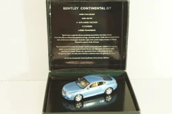 Bentley Continental GT light blue, BL315, Minichamps 1:43