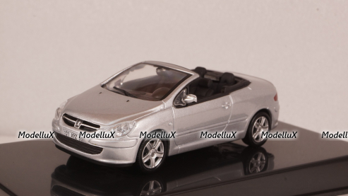 Peugeot 307CC Cabriolet 2003 silver, Altaya 1:43