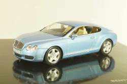 Bentley Continental GT light blue, BL315, Minichamps 1:43