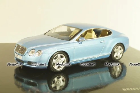Bentley Continental GT light blue, BL315, Minichamps 1:43