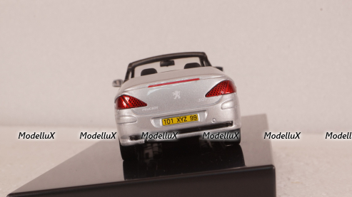 Peugeot 307CC Cabriolet 2003 silver, Altaya 1:43