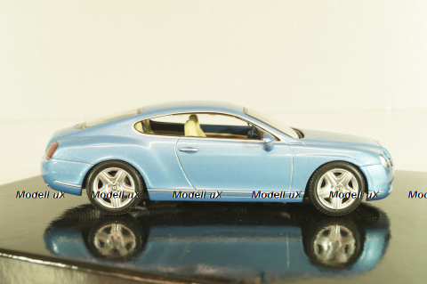 Bentley Continental GT light blue, BL315, Minichamps 1:43
