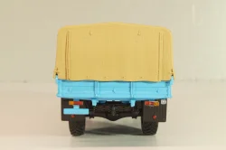 Газ-33081 4х4 бортовой с тентом 1997, бежевый/голубой, Автоистория 1:43  (Модель доработанная)